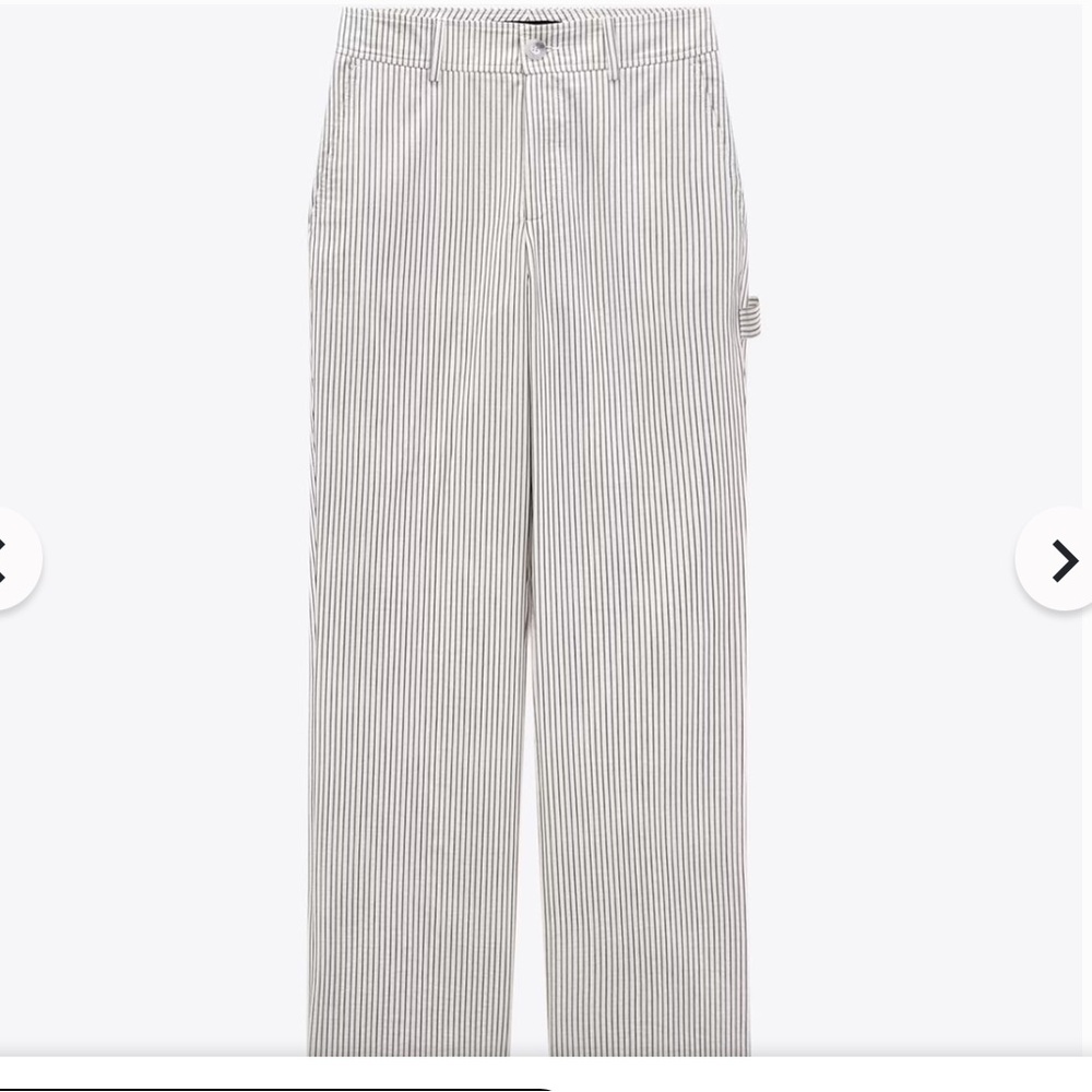 Zara stripped cargo pants - Picture 5 of 7